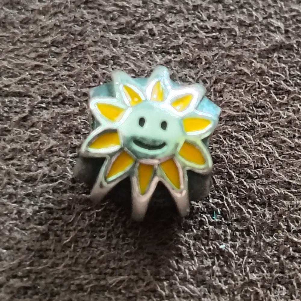 Pandora Retired "Smiling Sun" Charm